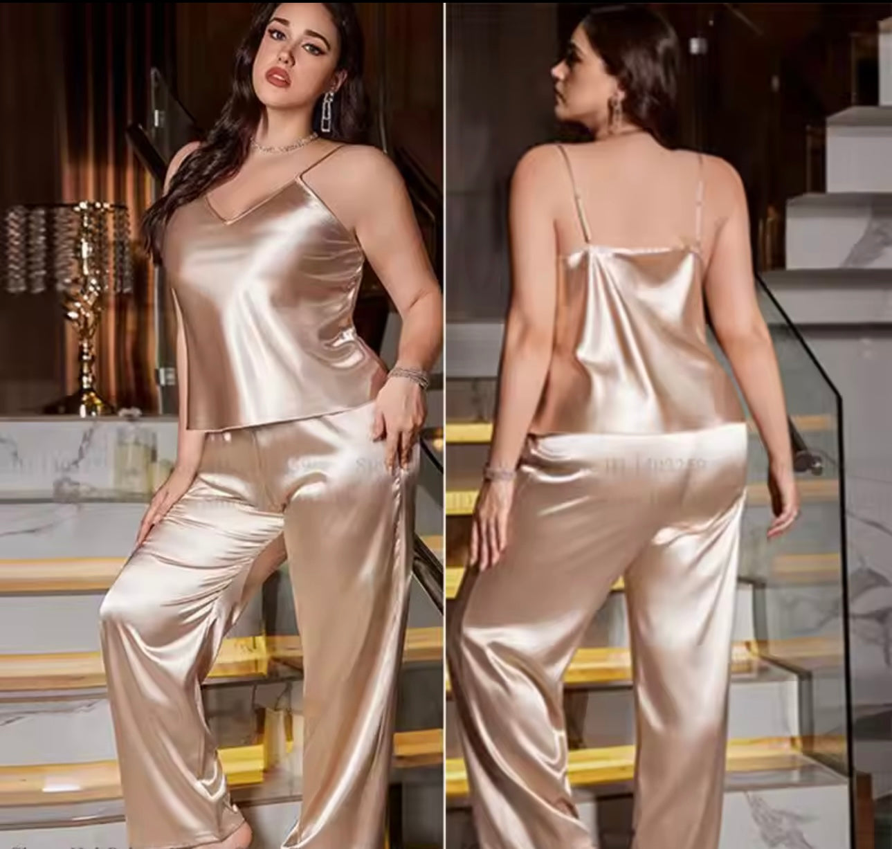 Satin Luxe Pyjama-Set